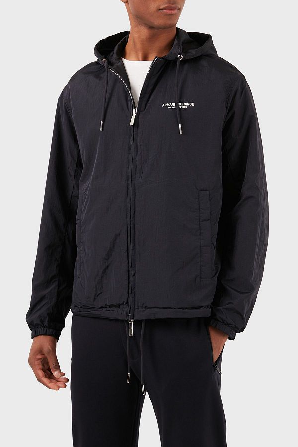 Armani Exchange Double Sided Regular Fit Hooded Coat Men's COAT 3DZBL5  ZN3HZ 55JP - Trendyol