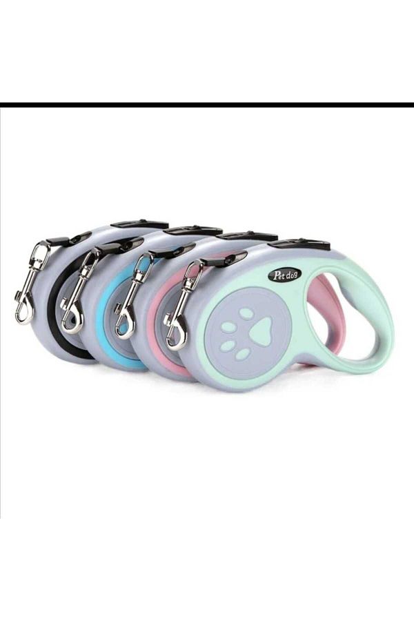 Dalian Home-5 Mt Automatic Walking Collar - Retractable with Paw Pattern for Pet 1