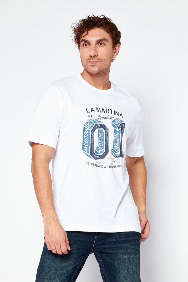 T shirt la martina uomo on sale