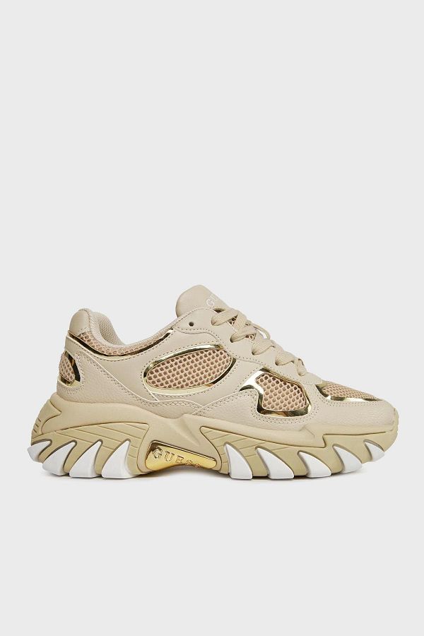 Guess Norinaa Logo Thick Sole Sneaker Shoes FLJNORELE12 SHOES FLJNOR ELE12 SAND Trendyol