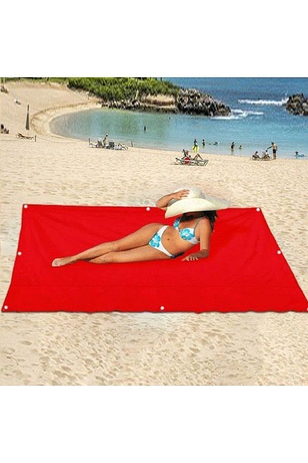 Bundera-Folding Camping Tent Canopy Sunshade Awning Tarpaulin Picnic Mat Camping Tent Beach Floor Mat 1