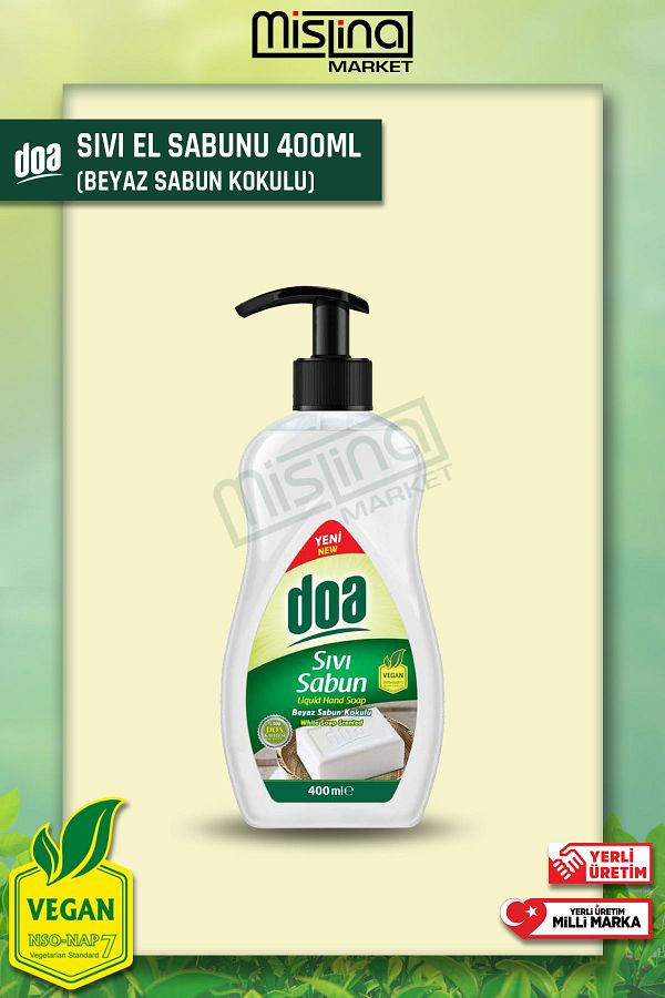 Doa-400 ml White Soap Scented Liquid Hand Soap 1