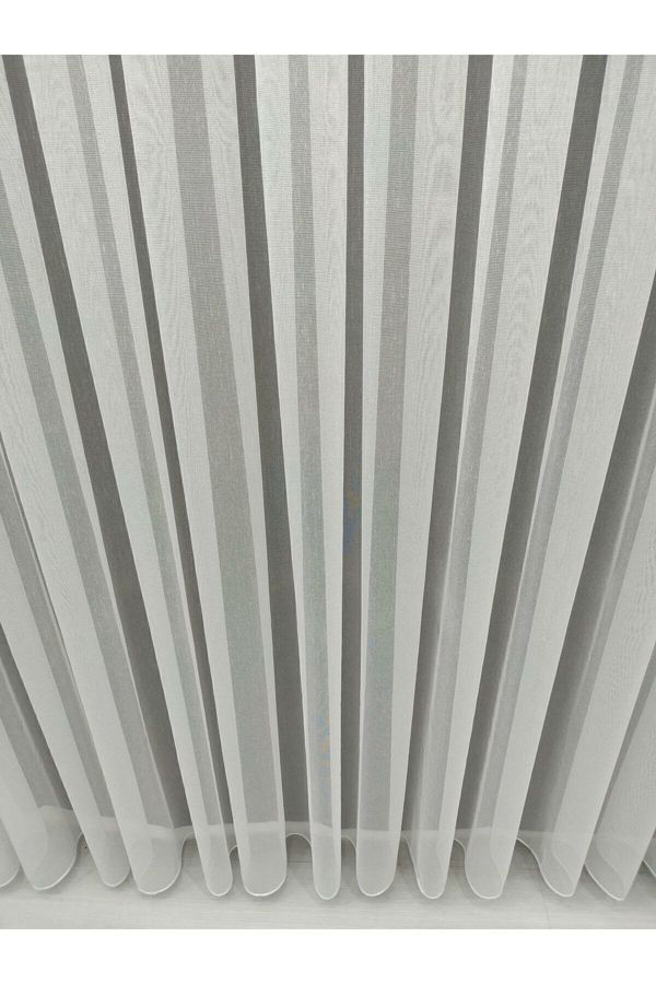 Perde Deposu-Plain Plain Monalisa 1st Quality Tulle Curtain Will Be Shipped on the Same Day! 1x3 Close Pleated 1