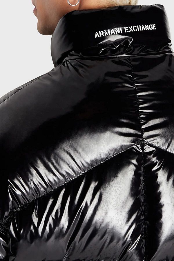 Armani exchange puffer coat online