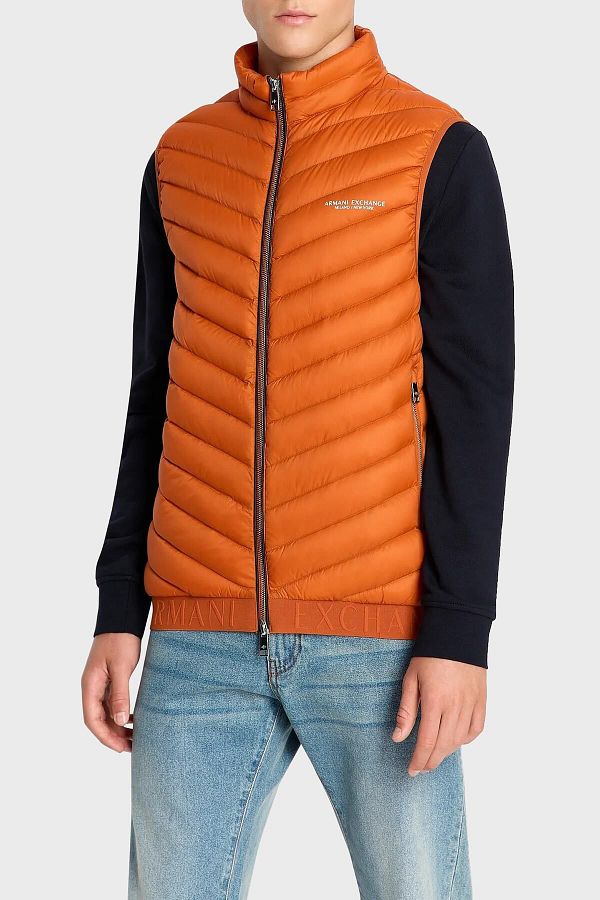 Armani exchange puffer vest outlet