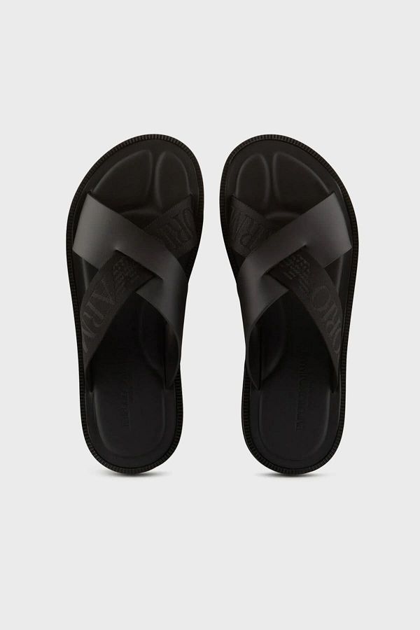 Slippers emporio armani shop