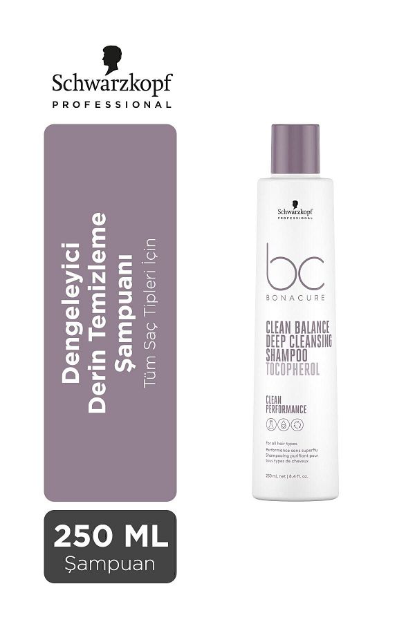 Bonacure-Bc Clean 250ml Balancing and Deep Cleansing Shampoo 1