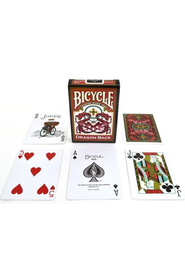 Bicycle Dragon Back Gold Game Card Trendyol