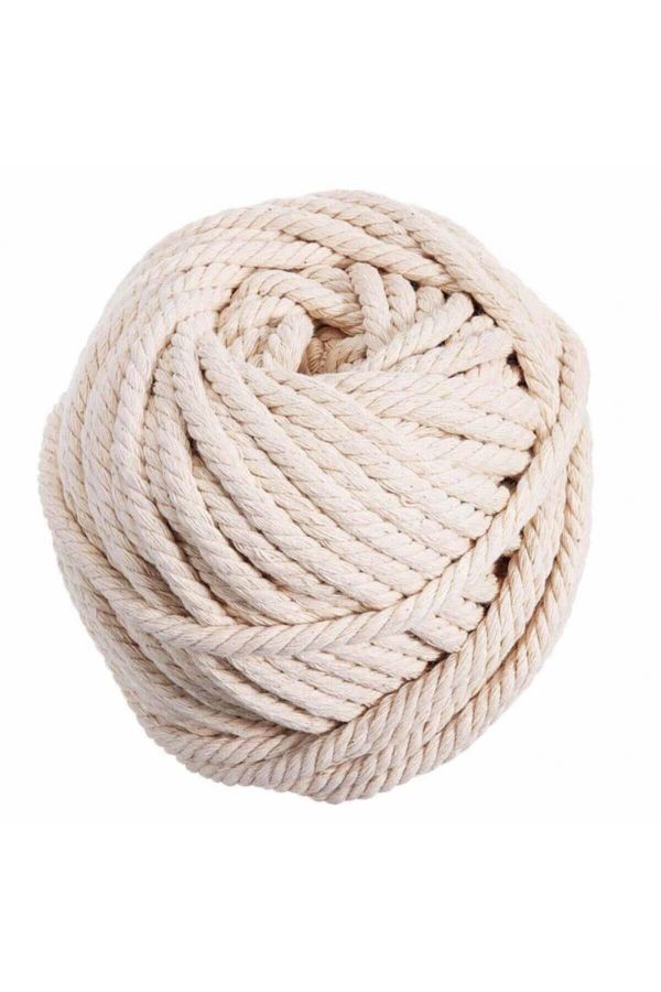 orhanucuzluk-6 Mm Macrame Hammock Rope Cream (10 Meters) 1