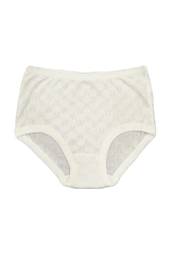 FSM1453-Women's Cotton Transfer Ribana Bato High Waist Elastic Slip Panties - 3009 1