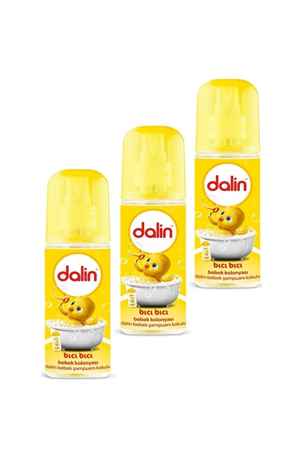 Dalin Bıcı Bıcı Bebek Kolonyası 100 ml 3 Adet