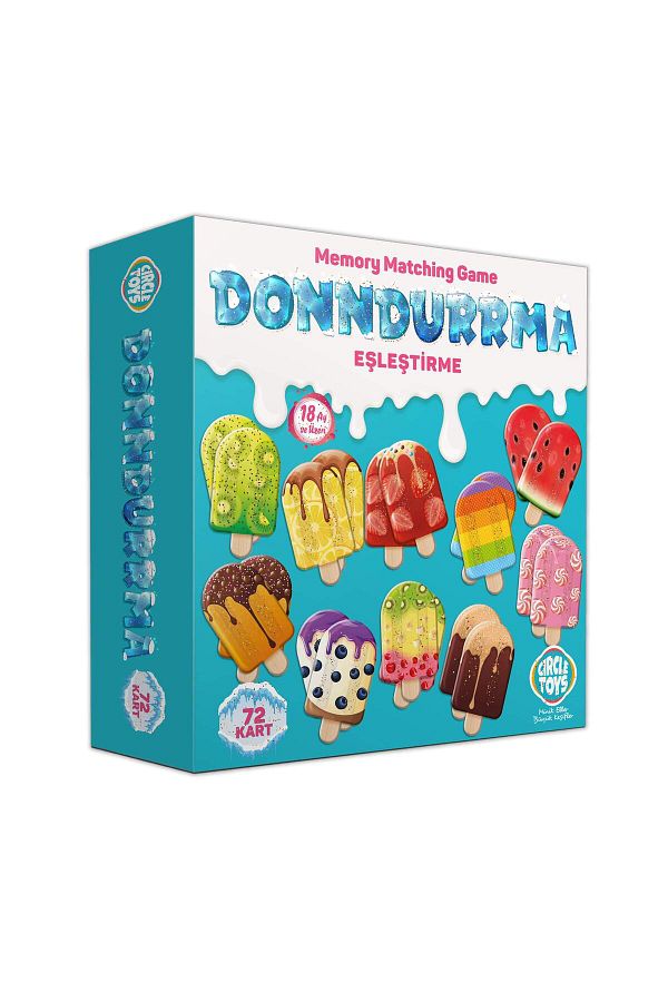 Circle Toys-Ice Cream Matching Cards Memory Matching Game Educational Toy 72 Cards 1