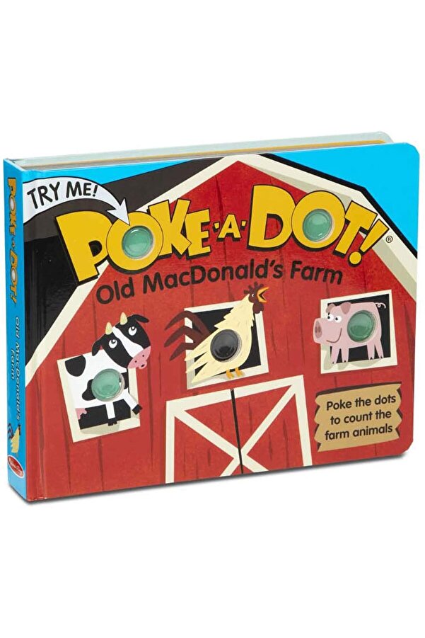 Adeda Yayınları Melissa and Doug Poke-A-Dot İnteraktif Kitap - Old MacDonald's Farm