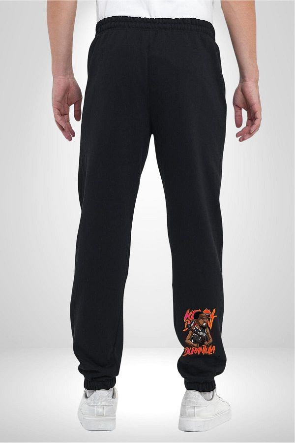 Angemiel Brooklyn Nba Star Durantula Kyrie Irving 3 Thread Men s Printed Black Sweatpants Trendyol