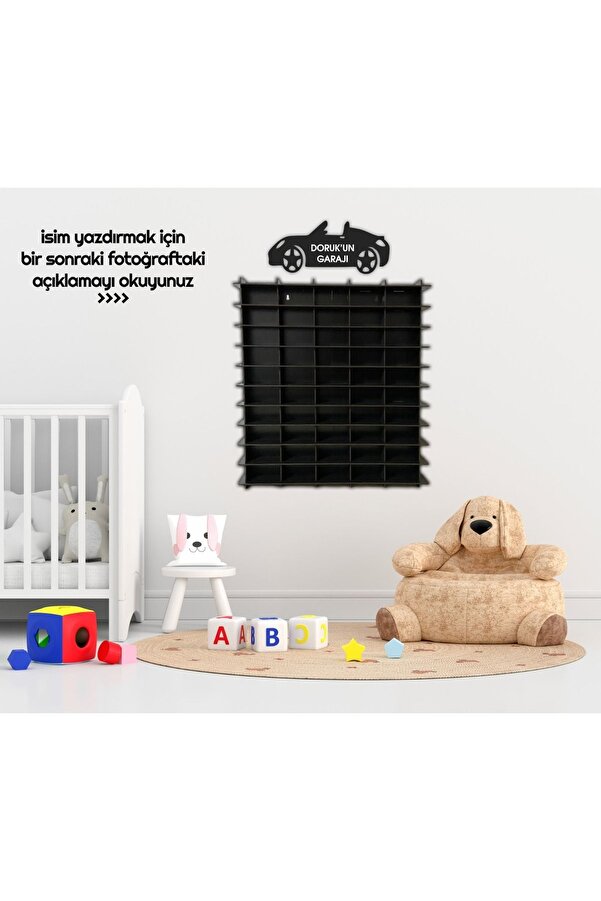 Bambirii Toys Oyuncak Araba Rafı 50'li