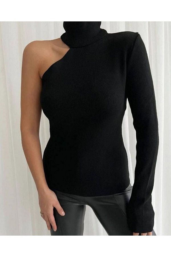 Low cut turtleneck shop