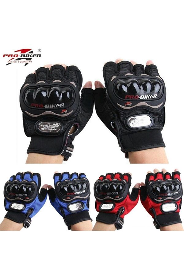 FORMULA X Probiker Half Finger Gloves Bicycle Motorcycle Pro biker Blue xxl xxlarge Trendyol