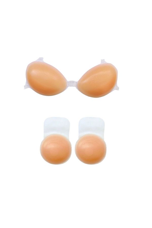UygunHep-Silicone Nipple Concealer - Adhesive Concealer with Clasp and Tape 1