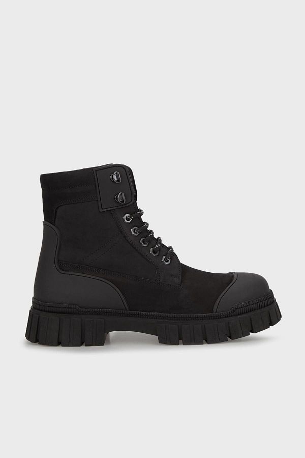 JAMES FRANCO-James & Franco Zippered Nubuck Δερμάτινες Μπότες Ανδρικές ΜΠΟΤΕΣ 5409312 Τ 1