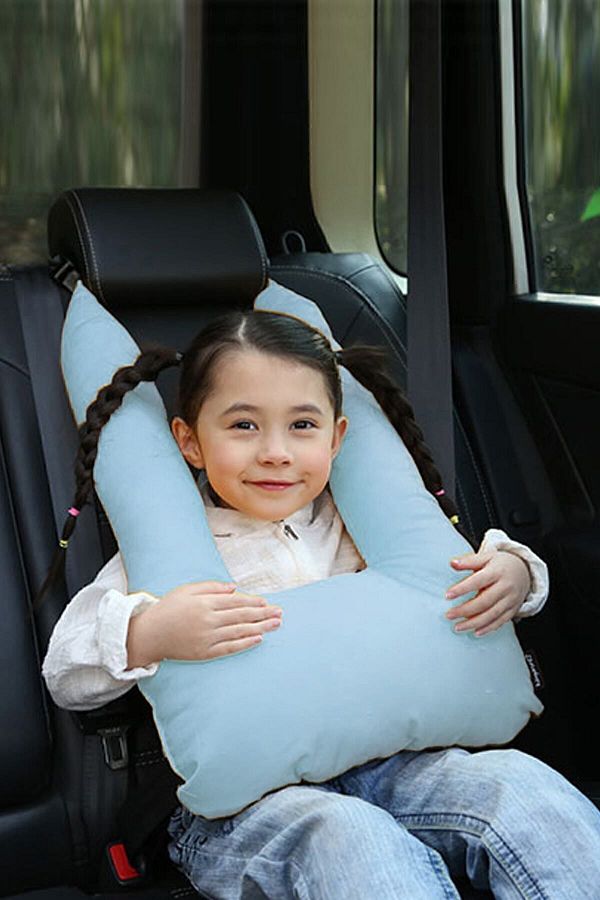 Bundera-Pillow Child Safety Belt Pillow Car Seat Belt Blue 1