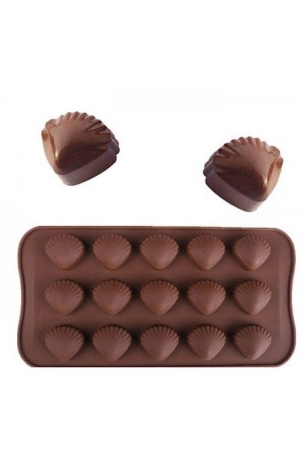 WorkAsist Chocolate Mold Silicone Oyster Patterned - Trendyol