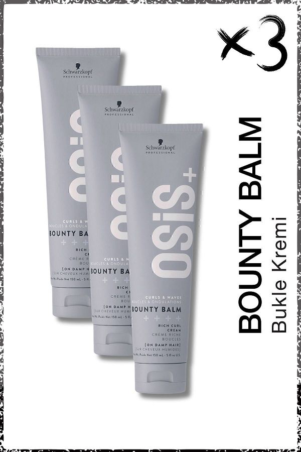 Osis-Bounty Balm Curl Cream - 150ml x 3 Pieces| Natural Highlights Curls, Easy Combing 1