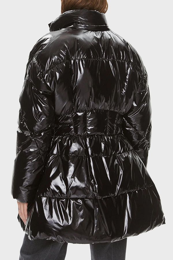 Pinko coat puffer black store