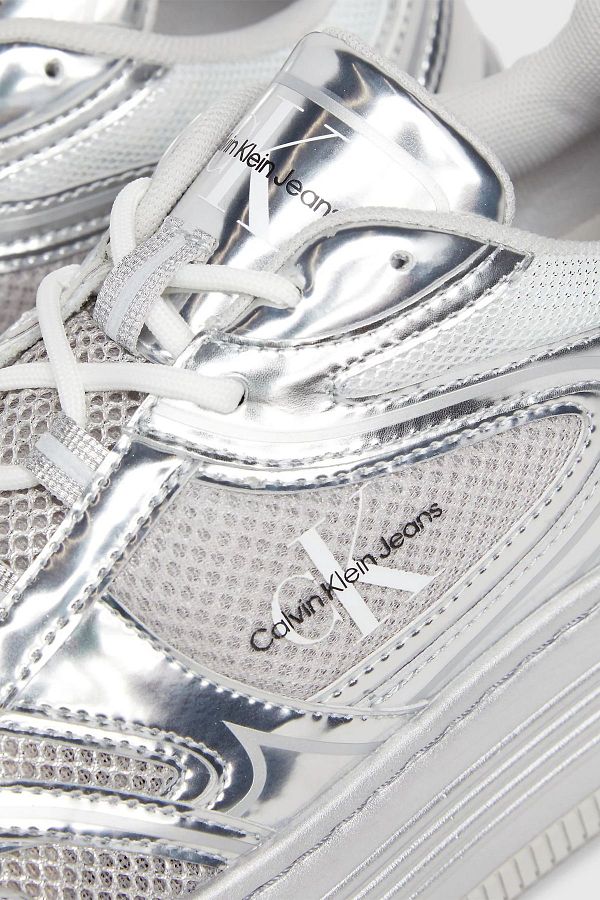 Calvin klein sneakers silver outlet