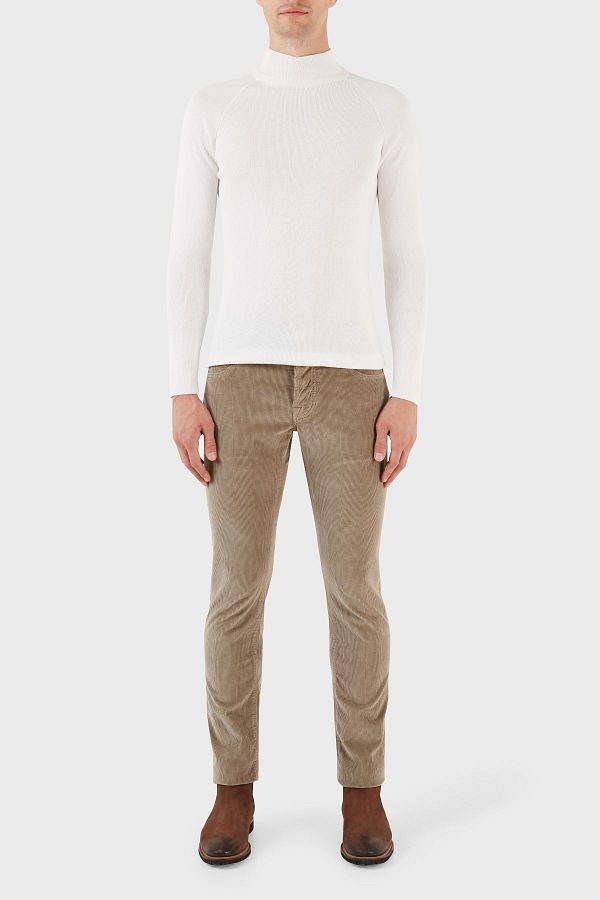 JACOB COHEN-Normal Waist Slim Fit Skinny Leg Velvet Pants Men'S TROUSERS UQE06 36 S3653 D37 1
