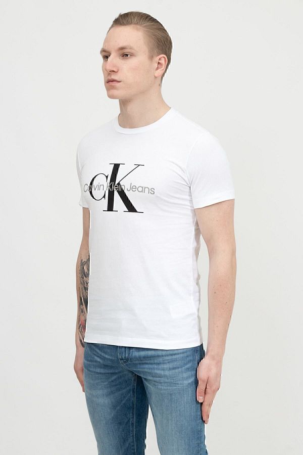 Calvin Klein Core Monogram Slim Tee Men s Crew Neck T shirtj30j320935 Trendyol