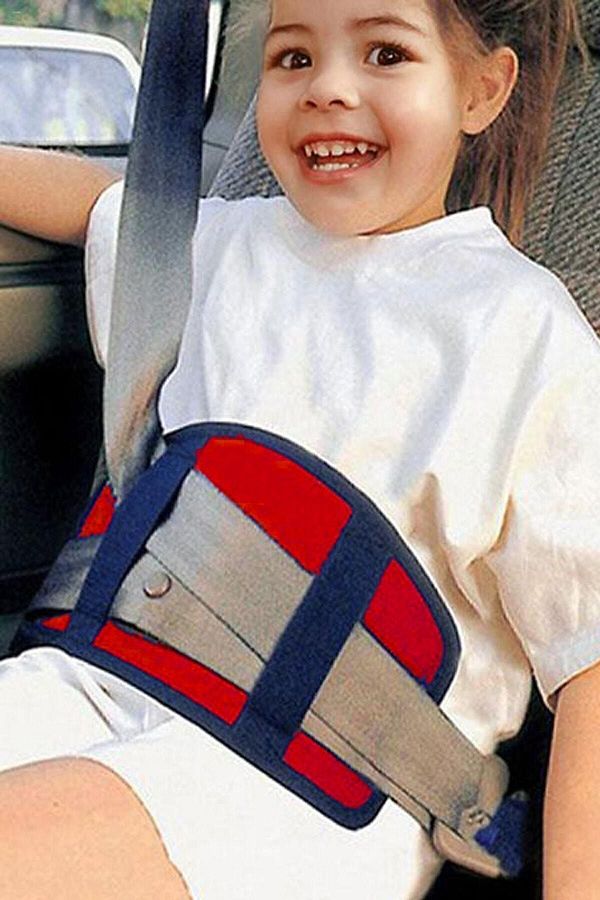 Bundeba-Soft Child Seat Belt Organizer Case Auto Seat Belt Holder Organizer Red 1