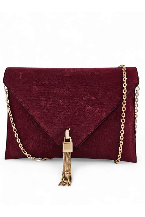 Claret clutch bag shop