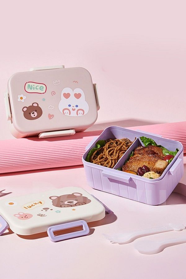 Ecrou Rabbit Food Lunch Box Cheerful and Storage Container Trendyol