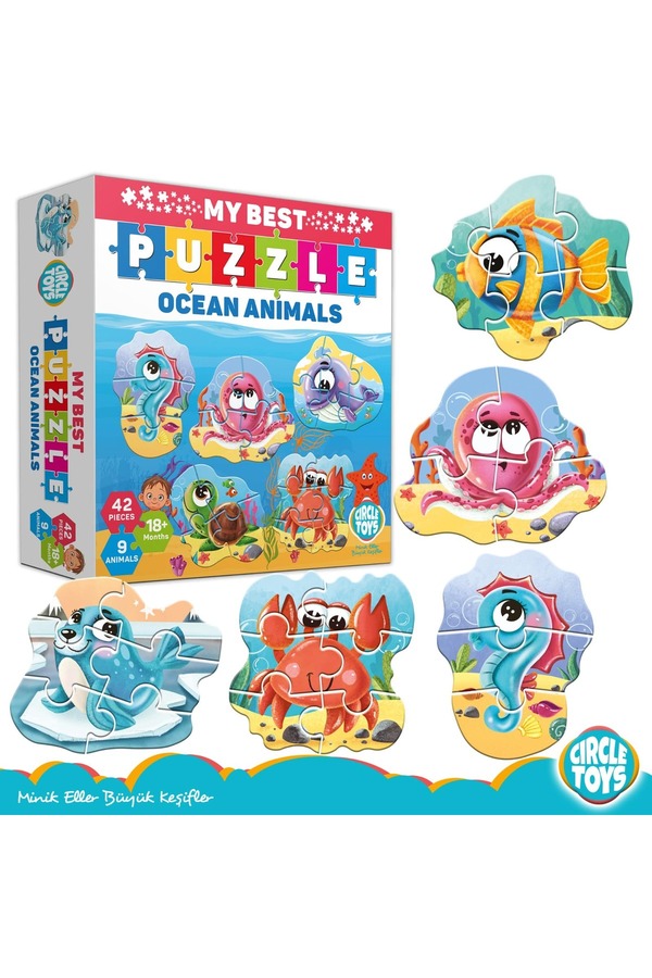 Circle Toys My Best Puzzle Ocean Animals