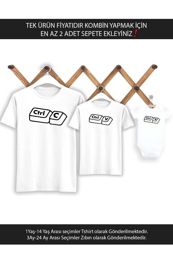 Tshirthane-Father Son Girl Ctrl-C Ctrl-V (SINGLE PRODUCT PRICE ADD MY LESS 2 PCS BASKET TO DO COMBIN) 1