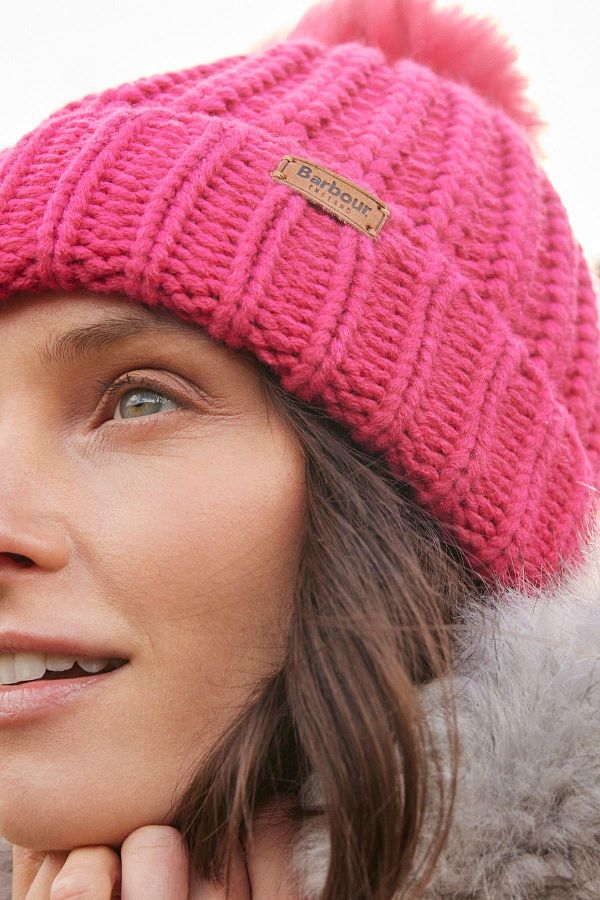 Barbour Saltburn Beanie PI15 Pink Trendyol