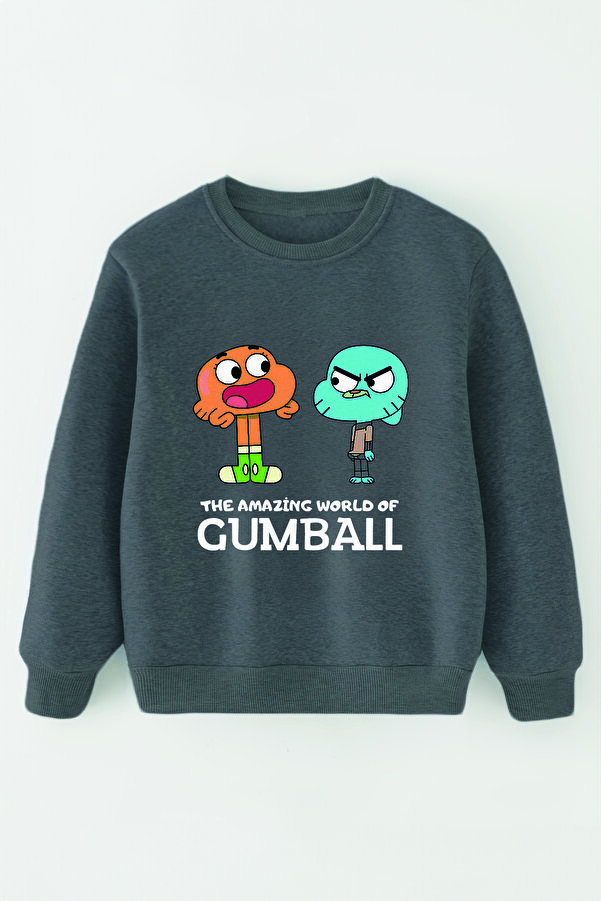 ŞAPKAKİDS Special Design Gumball Printed Oversize Children's