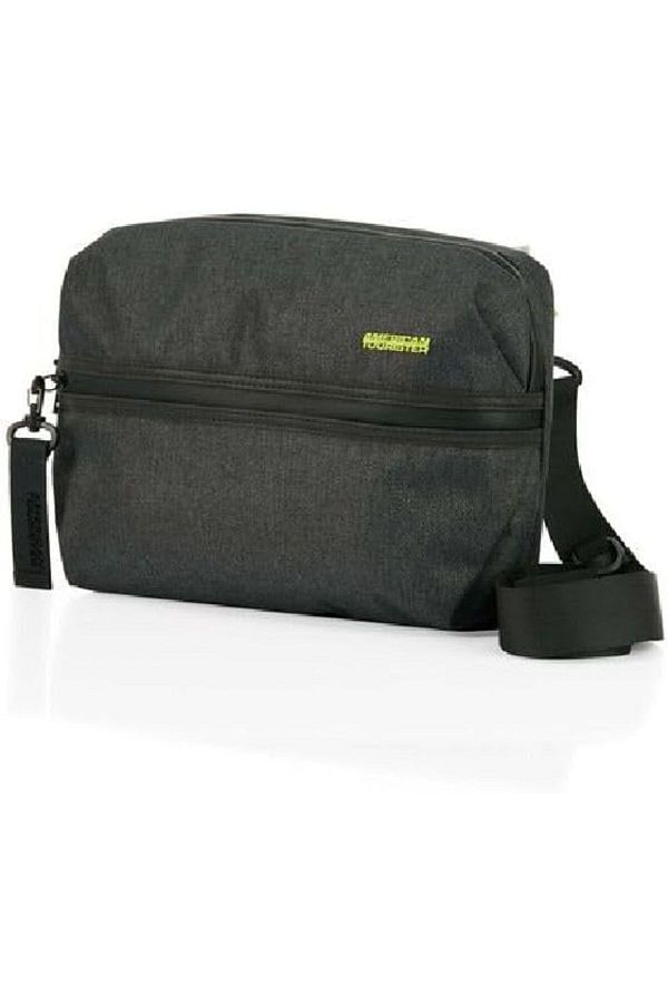 American Tourister ORBIT CROSSBODY BAG AS VEGA BLACK BP.shoulder bag luggage travel gear Trendyol