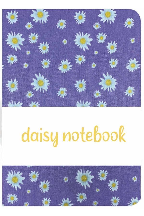 Liz-Daisy Patterned Notebook School Notebook A5 120 Sheets Lined 1