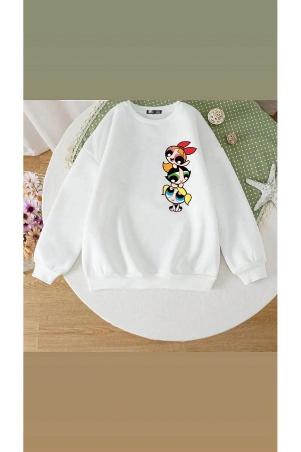 DF K DS Powerpuff Girls Sweatshirt Trendyol