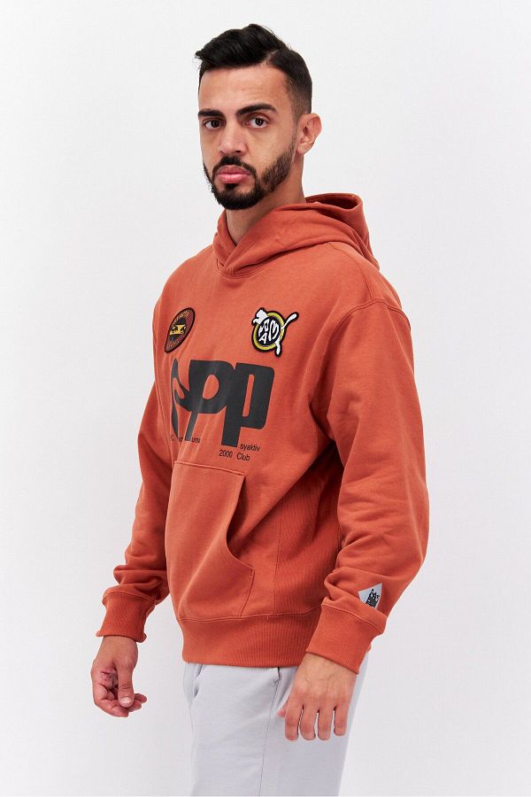 Puma x Perks And Mini Men Sportswear Fit Long Sleeve Outdoor Sweatshirt Rust Brown Trendyol
