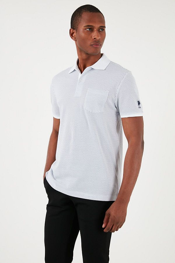 U.S. Polo Assn. U.S. Polo Logo 100 Cotton Regular Fit Polo Neck T Shirt Men POLO NECK T SHIRT G081GL0111826892 Trendyol