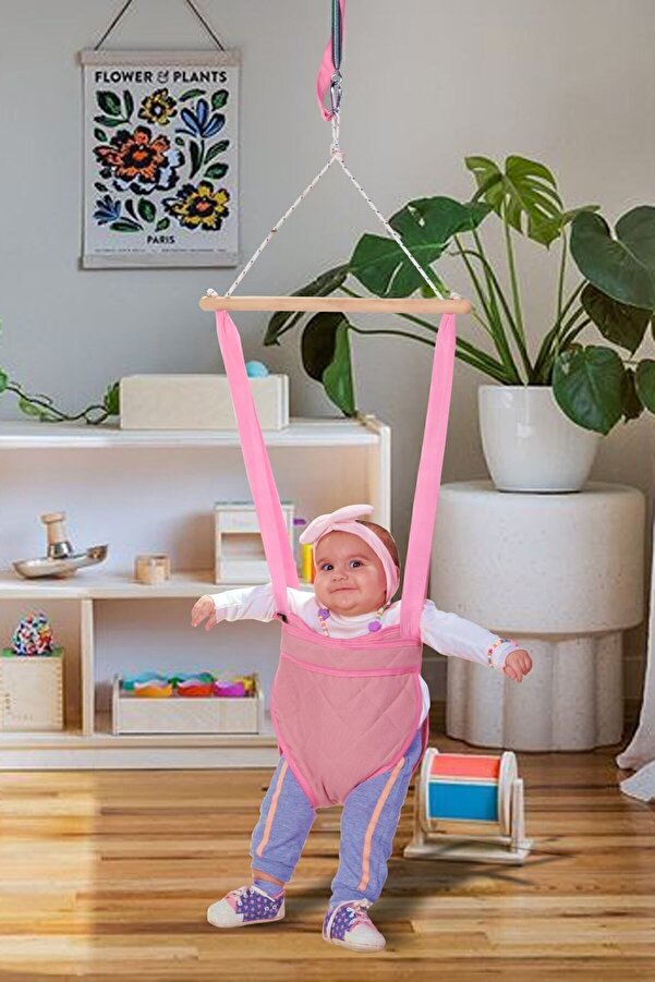 Bundera Bella Bebek Hoppala Zıp Zıp Askılı Yaylı Yürüteç Emniyet Kemerli Tavana Asılan Yaylı Zıpzıp