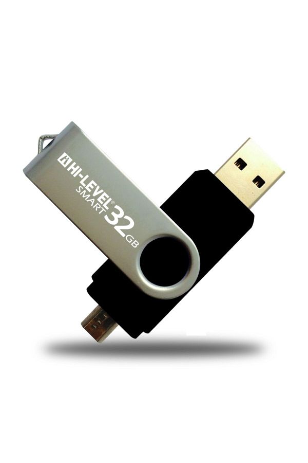 Hi-Level-Hi-level 32gb Double Sided (micro Usb) Flash Memory-metallic Gray 1