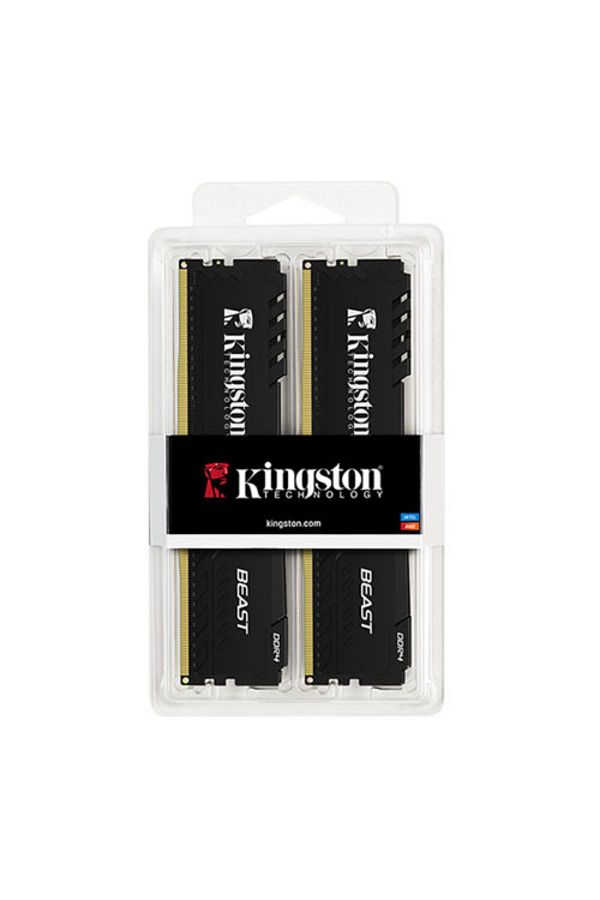 Kingston-32Gb Ddr4 Cl18 Dimm - 3600Mhz Beast Black Tr Memory Card 1