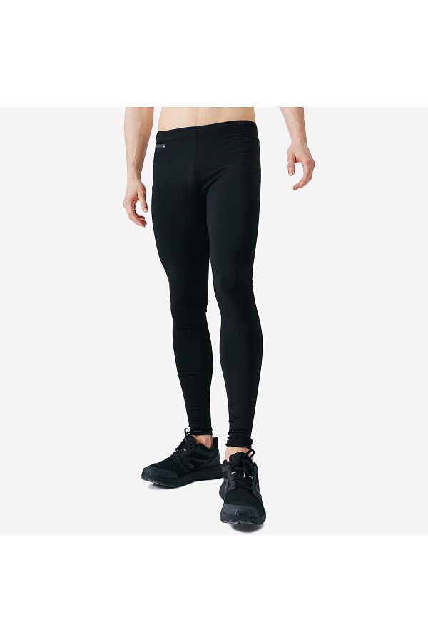 Decathlon Men s Black Running Tights 7 8 Warm Trendyol