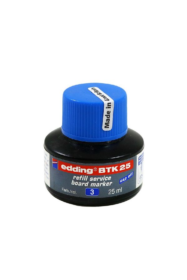 Edding-Btk25 Blue Ink Refill Bottle 25ml 1