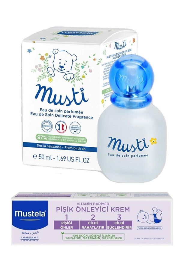 Mustela Mustela Musti Baby Perfume Vitamin Barrier 1-2-3 Cream