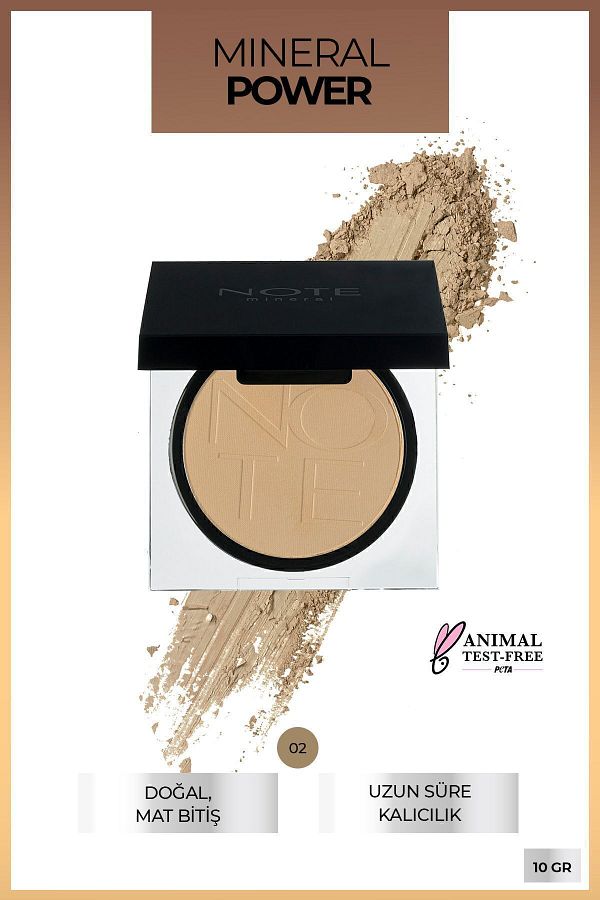 NOTE-Mineral Powder 02 Matte Finish Powder Face Powder 1