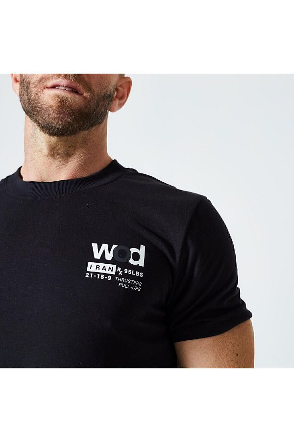 T shirt nera decathlon on sale